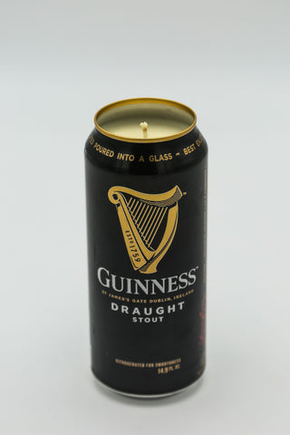 Guiness Draught (Black) Tall Boy Candle